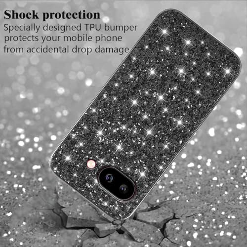 Coque Pixel 9a antichoc paillettes : finies les rayures avec le silicone noir - 4
