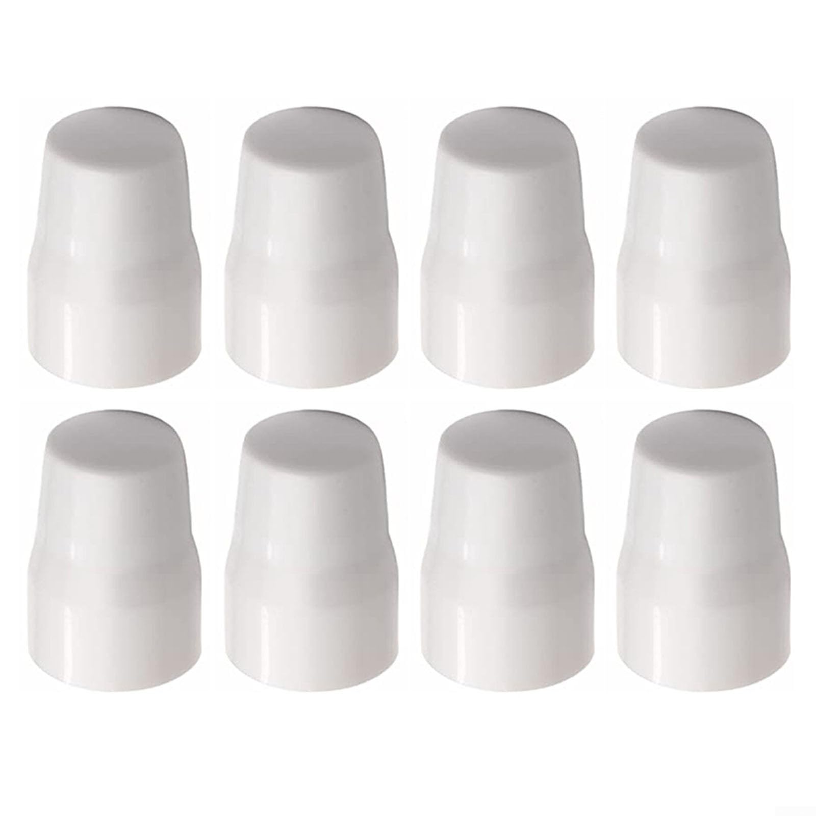 Radiator Valve Cap White Plastic Replacement Radiator Valve Insert With Protective End Cap Set For Home Central Heating Systems Accessories(8 Pack)