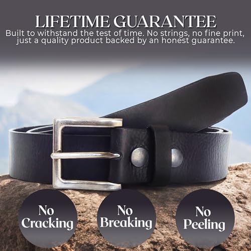 Men's Leather Belt Black Leather Belt Classic Full Grain Leather Belt Handcrafted Leather Belt Made in Canada (34)3