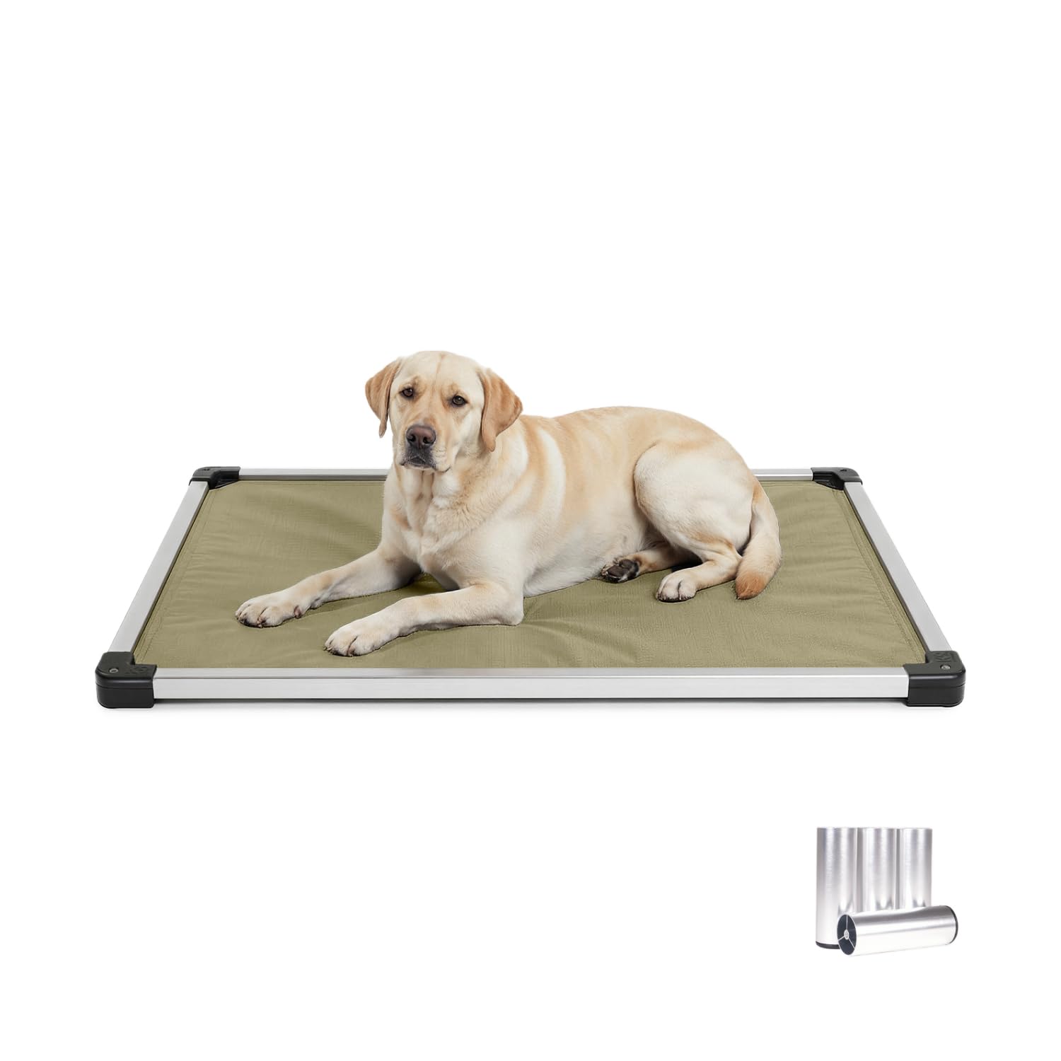 K9 Ballistics Armored Crate Bed Sage Green
