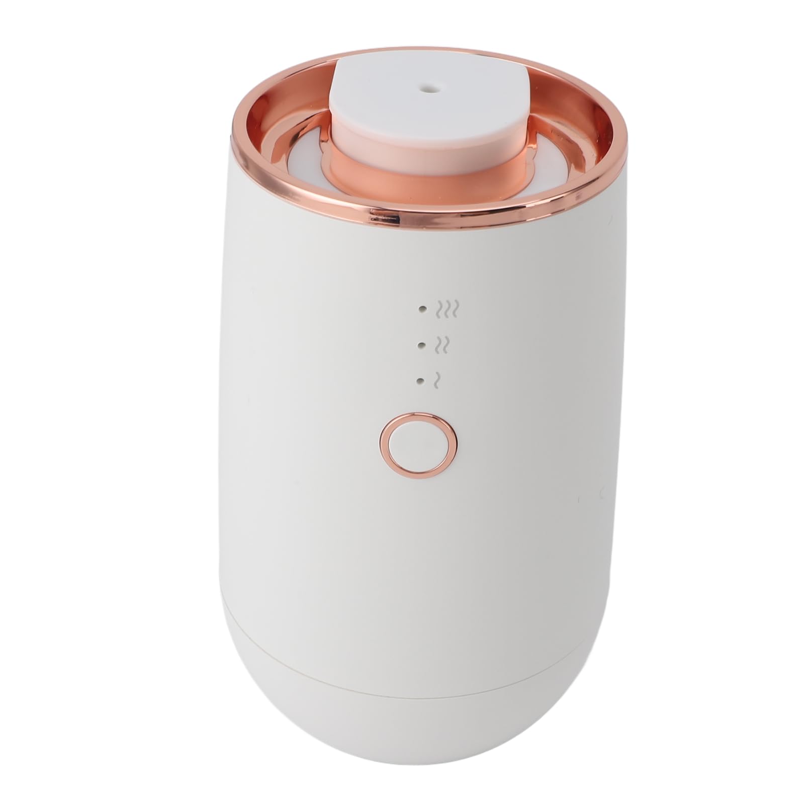 Sorandy Difusor para Automóvil, Difusor de Aceites Esenciales con Capacidad de Botella de 15 Ml, de Diseño Compacto con Batería Recargable, Ideal para Vehículo, Hogar y Oficina (White)