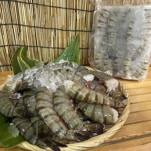 特上 ブラックタイガー エビフライ加熱調理用 天ぷら アヒージョ エビチリ エビマヨ (M 16-20 ハーフケース)