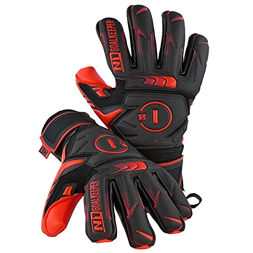 Luva de Goleiro Profissional N1 Beta Elite Red Shadow