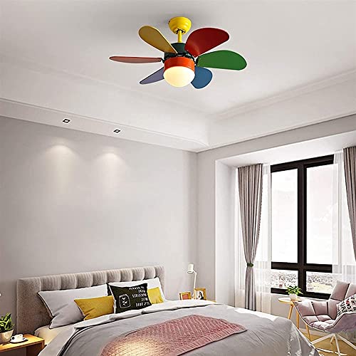 Suspension luminaire ventilateur de plafond avec éclairage LED télécommandé