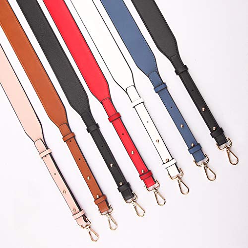 Conjunto de 2 tiras femininas de couro sintético para substituição de alça de mão longa da Menolana