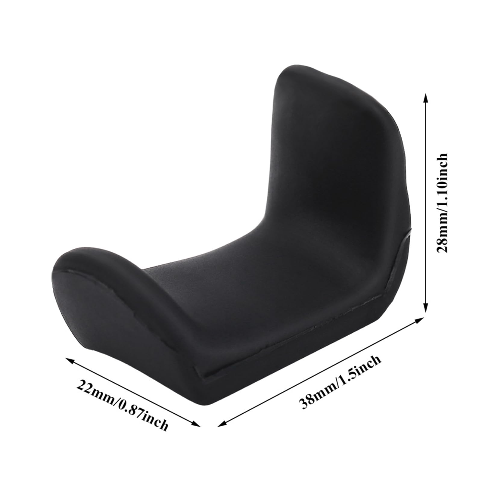 KooingTech Clarinet Thumb Rest, Comfortable 1.45-1.75cm Rubber Thumb Sucking Prevention for Oboe Clarinet Instruments (1.5mm) - Image 2