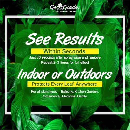Image of Go Garden Mealy Bug Plant Protection Spray | 100% Natural Neem & Essential Oil Formula | Kills Mealy Bugs Fast | Ready to Use | Safe for All Plants - Indoor & Outdoor Pest Control 200 ML
