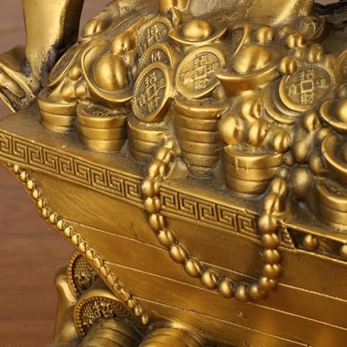 Voilier en laiton RLKHXBS : objet décoration maison et bureau