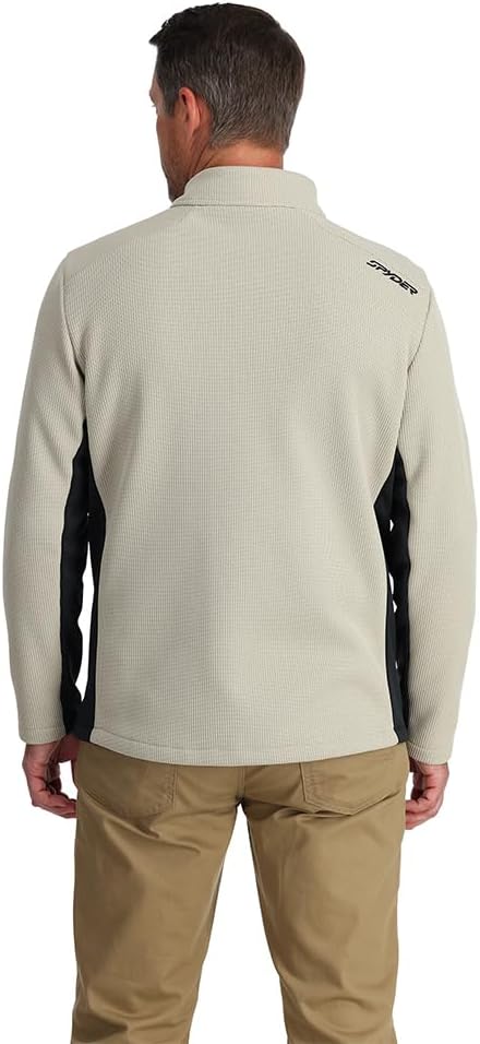 Spyder Men's Bandit Hybrid Full Zip Mid Layer Jacket