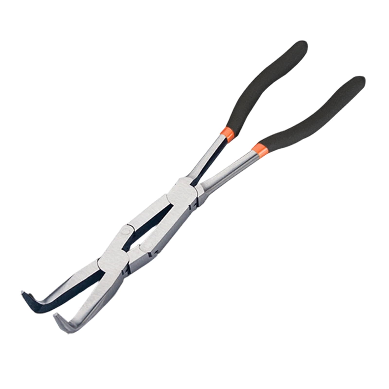 Hdoytxxm 90 Degrees Professional Grades Double Jointed Repair Pliers Featuring Ergonomic Design For Mechanics And Hobbyists In Demanding Setting Multipurpose Use