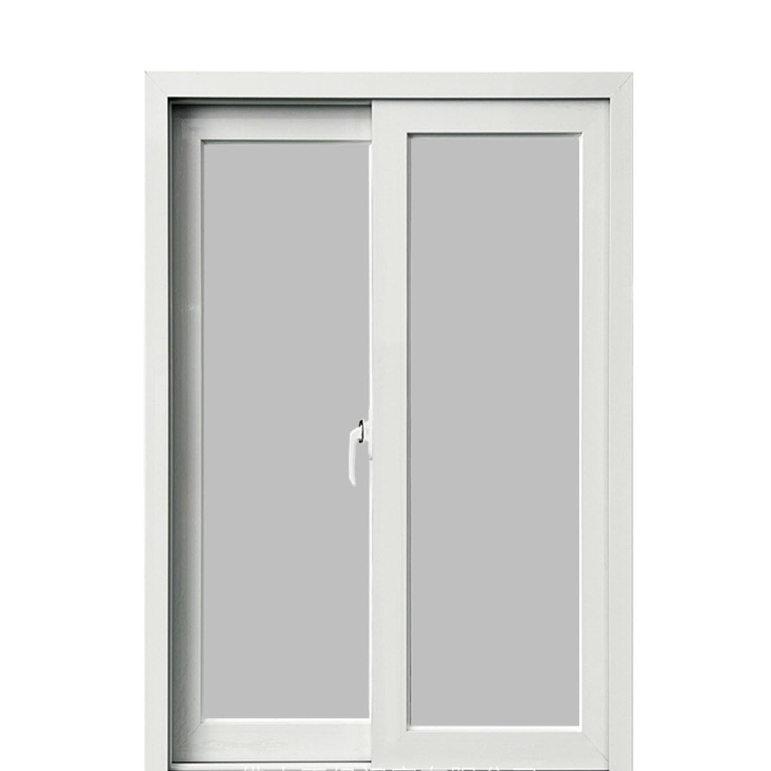 Ventanas correderas, Ventanas correderas, persianas insonorizadas para baño cafetería, Fabricadas en Vidrio Templado,Blanca,100x60CM
