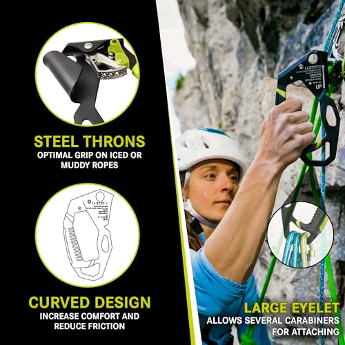 Image of Edelrid Left Hand Cruiser Ascender Jumar - Smart Features, 200g (EN 12841-B | EN 567)