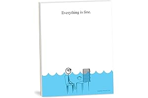 Humorous 'Everything Is Fine' Notepad