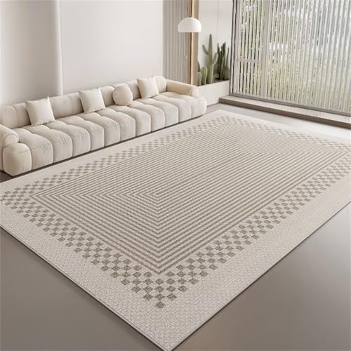 Moquette salon gris au design simple et rectangulaire 90x160