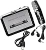 Handheld USB Cassette Capture Tape Professional MP3 Player Rechargeable Cassette Player Practical Recorder for Home Travel