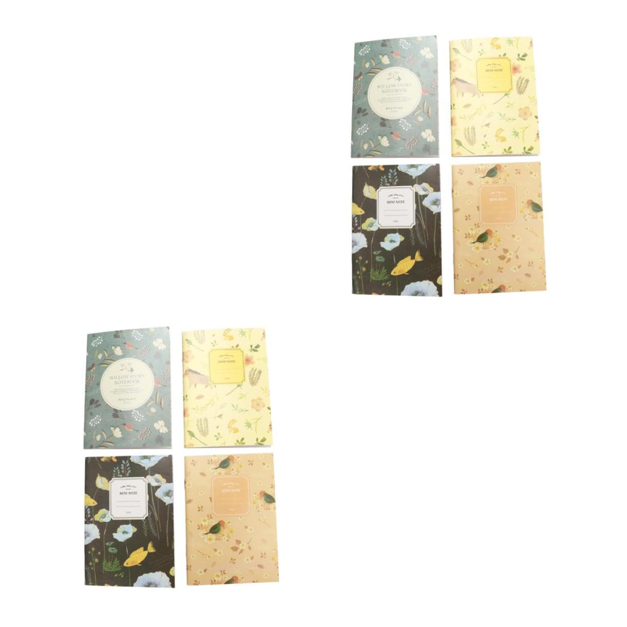 Gadpiparty Mini Libretas Naturales Páginas Cuadernos Para De Notas Oficina Y Escuela Mixtos 50 Piezas*2