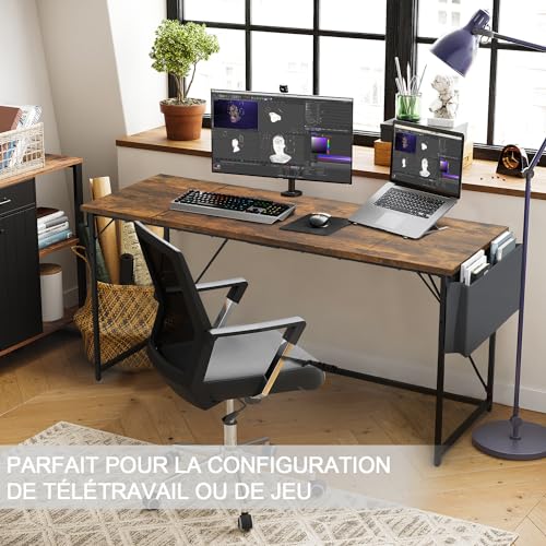 Devoko Tavolo per computer da 140 cm (55 pollici)