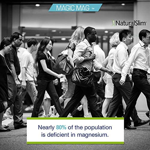 NaturalSlim Magicmag Pure Magnesium Citrate Powder – Stress, Constipation, Muscle, and Heart Support | Natural Strawberry & Lime Flavored Magnesium Supplement - 8oz Drink Mix (3 Pack)