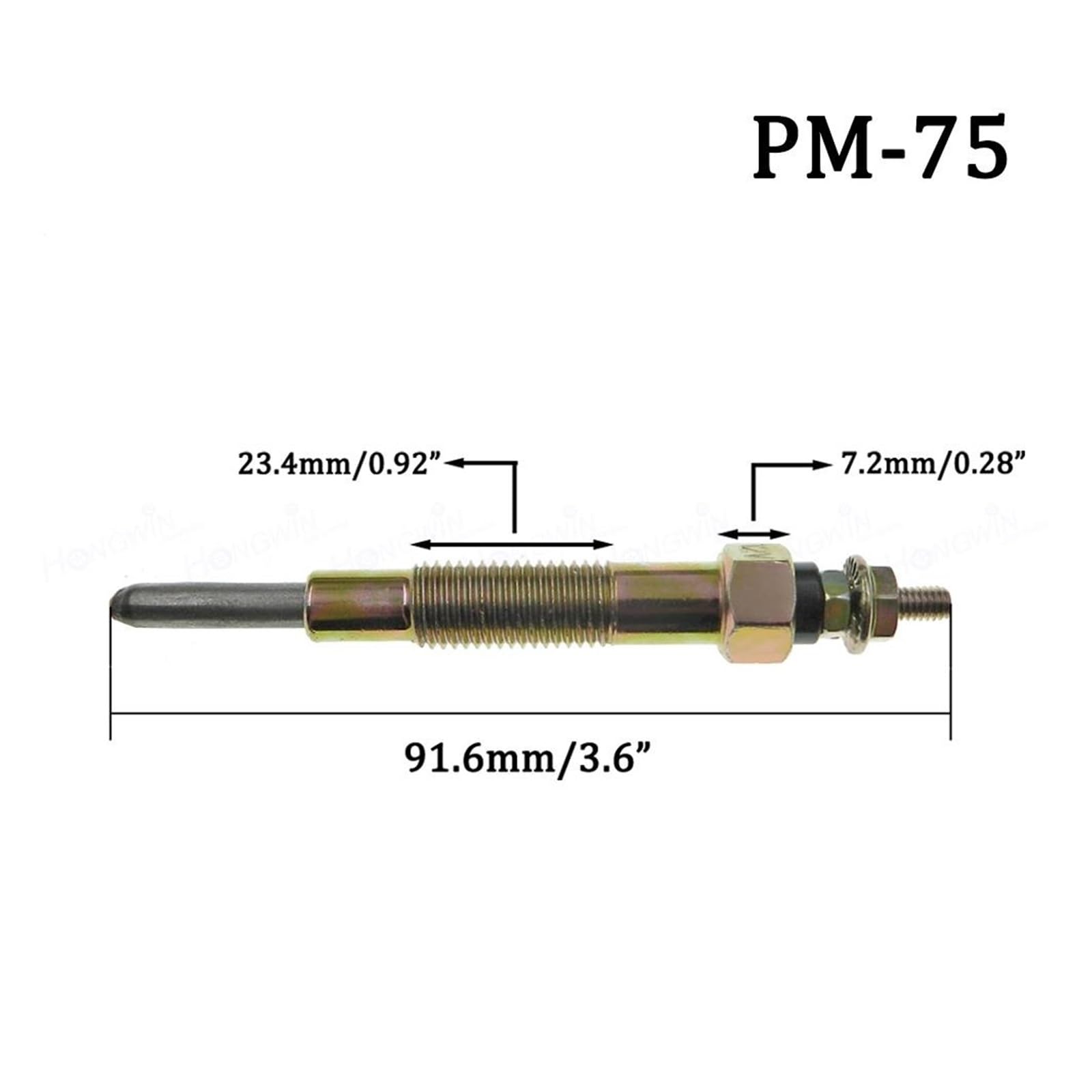 Xuanqingyi Store 4 pezzi di candelette riscaldanti compatibili con Triton, compatibile con Lancer, compatibile con Delica