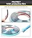 UBOG 25FT Chrome Trim,Chrome Trim Molding,Car Accessories Chromes Strips for Cars,Body Side Molding Trim,Chromes Trim Tape,1/2