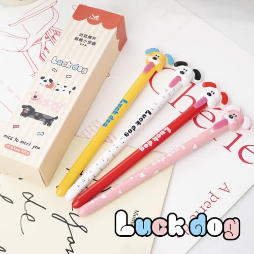 4 bolígrafos de gel para escribir punta fina 0.5mm tinta negra miniatura 7