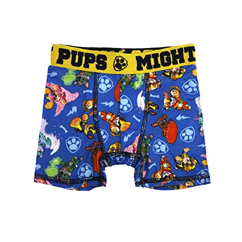 Paw Patrol Mighty Pups 4Pk Youth Boys Boxer Briefs-8 Multicolored #TOP4