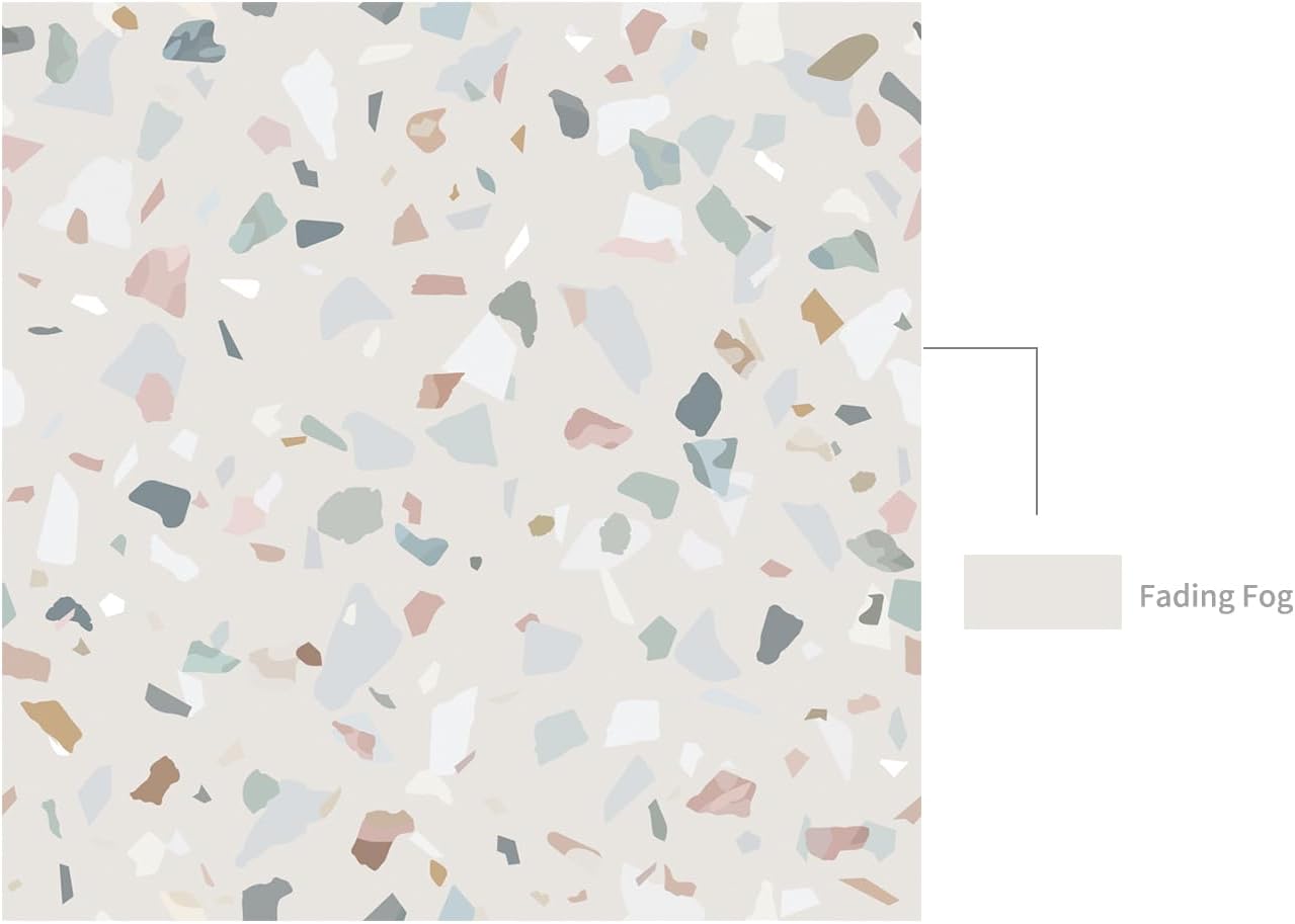 粘着式壁タイル、キッチン用浴室バックスプラッシュ、粘着式床タイル、DIYホームデコレーション 10枚(10 PC(20x20cm))