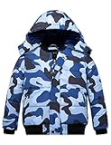 Protezione di tutto il corpo: proteggere tutto il corpo dal gelo e dal vento forte. Questo parka invernale impermeabile ha un cappuccio staccabile e un tessuto esterno rivestito DWR con una pellicola in PU.