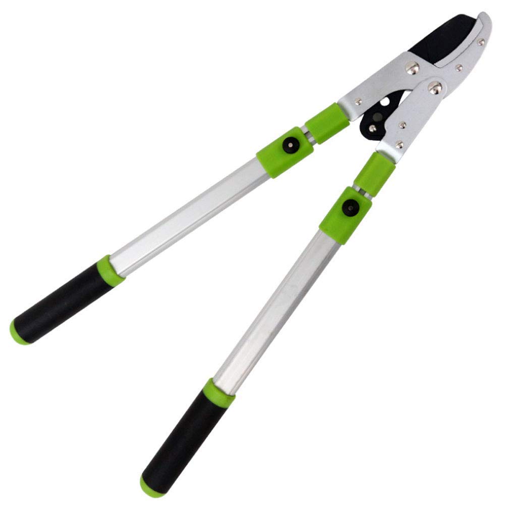 Telescopic Anvil Loppers Less Effort Sharp Cut Lightweight Quick Extendable 475-820Mm Garden Pruner for Secateur
