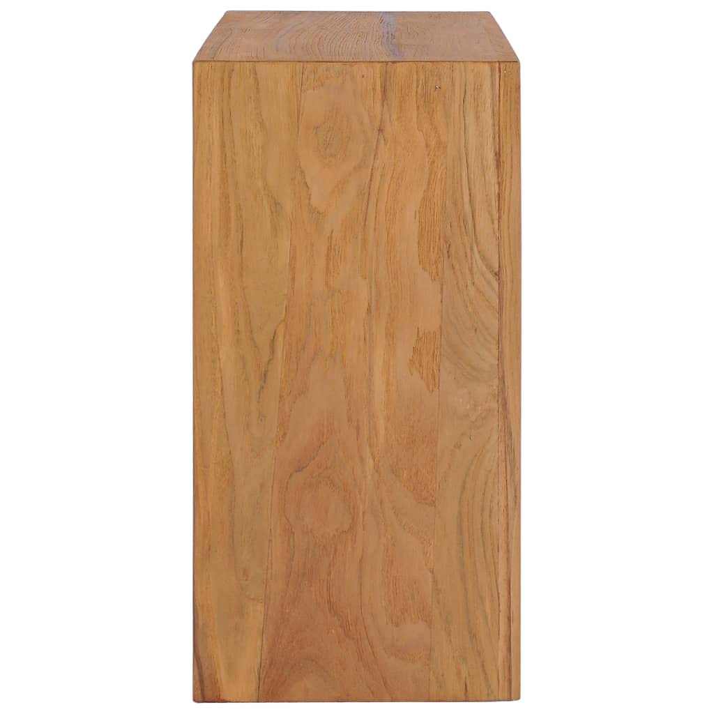 Kredens 80 × 30 × 60 cm z litego drewna tekowego, skrzynia drawers, komoda, szafka na korytarz, szafka na komody, szafka na pranie do sypialni