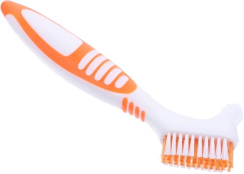 Turtle Shell Cleaning Brush - Double-Sided Soft Nylon Bristles for Aquatic Tortoise Care Mud Dirt Remover Wide and Narrow Heads 6.29X1.96X0.59 Inch