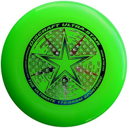 Discraft 175g Ultra-Star Sport Disc  Ultimate Frisbee Competition Spec, Suitable for all Levels of Play, Long and Stable Flights