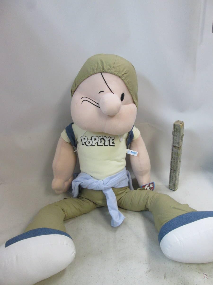昭和レトロ ポパイ 大きい ぬいぐるみ 昭和レトロ ポパイ 大きい