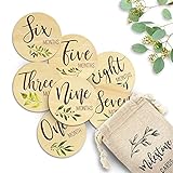 Beautiful Baby Monthly Milestone Cards - The Perfect Newborn Photography Props to Document Your...