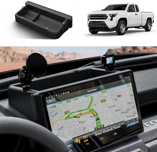 ELECFRESH 14-In Behind Screen Storage Box for 2024-2026 Tacoma Ac...