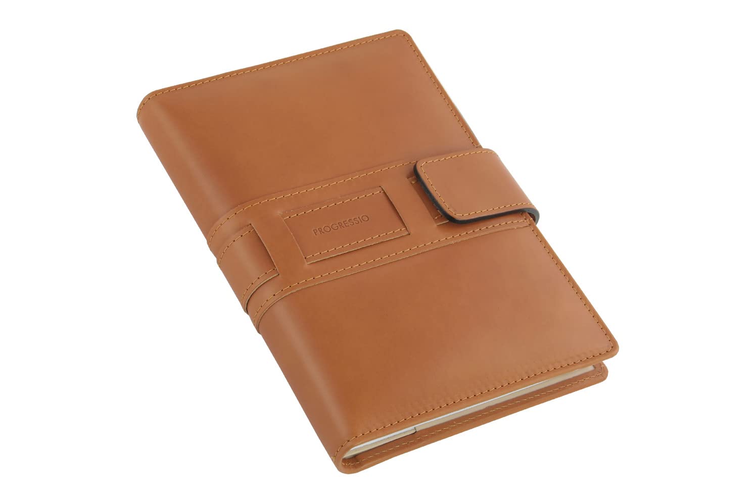 Agenda 2027 in Vera Pelle - Planner Giornaliero a Righe 12 Mesi - cm 15x21 (A5) - Collezione exclusive - Cuoio