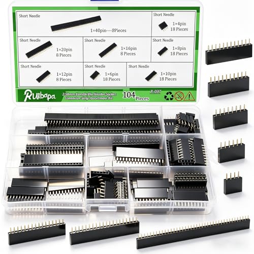 Pin header female 2.54mm embase femelle PCB droite connecteur rangée simple P-037 Y
