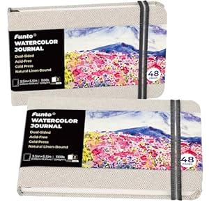 Funto Aquarell-Tagebuch 2er Pack