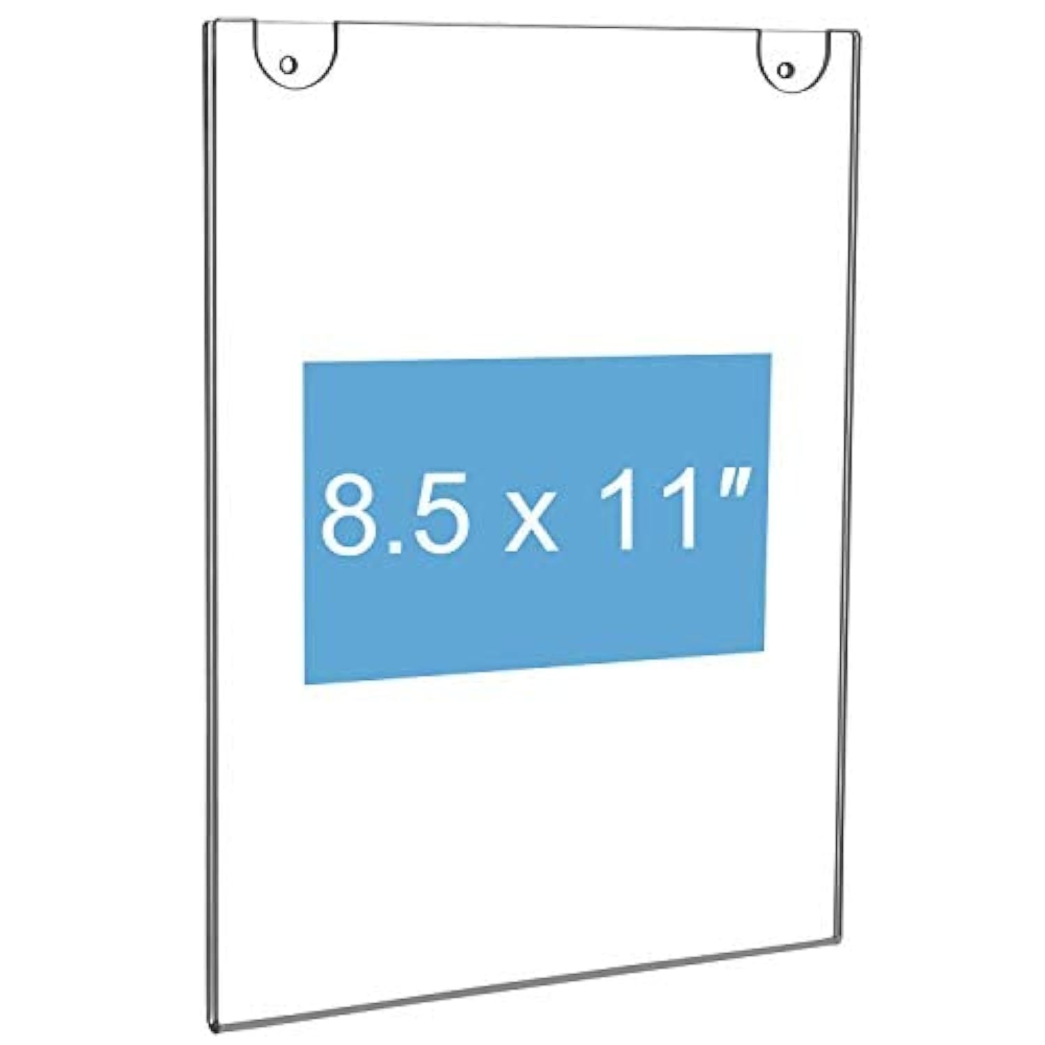 Buy NIUBEE 6 Pack Acrylic Wall Sign Holder 8.5x11 Vertical, Clear