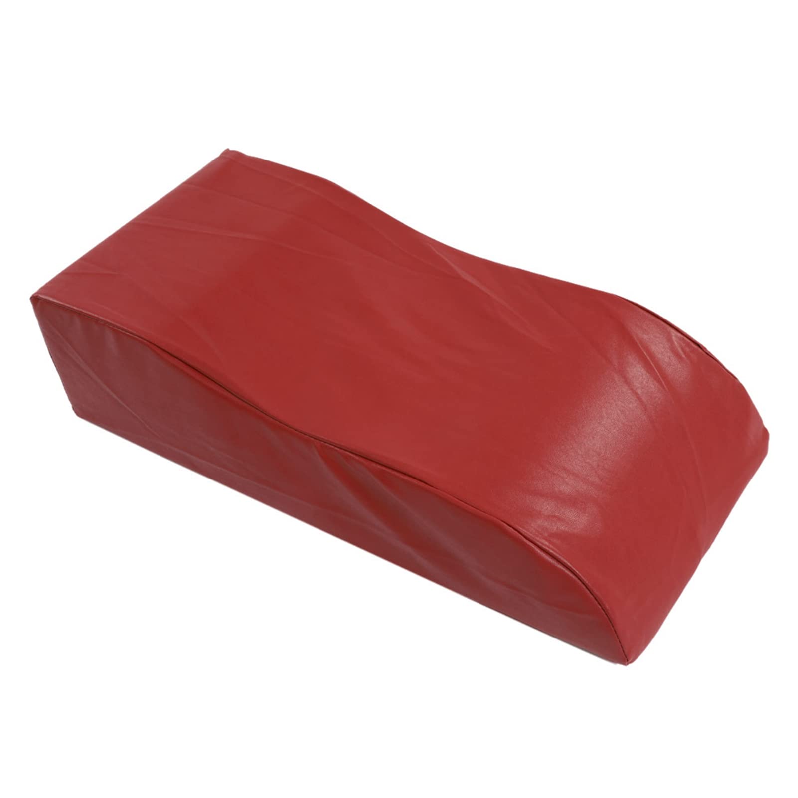 Almohada ergonómica de cuña para elevación de piernas, cómodo cojín de espuma para soporte de rodillas y espalda, diseño transpirable para un mejor ajuste de la posición (Café)