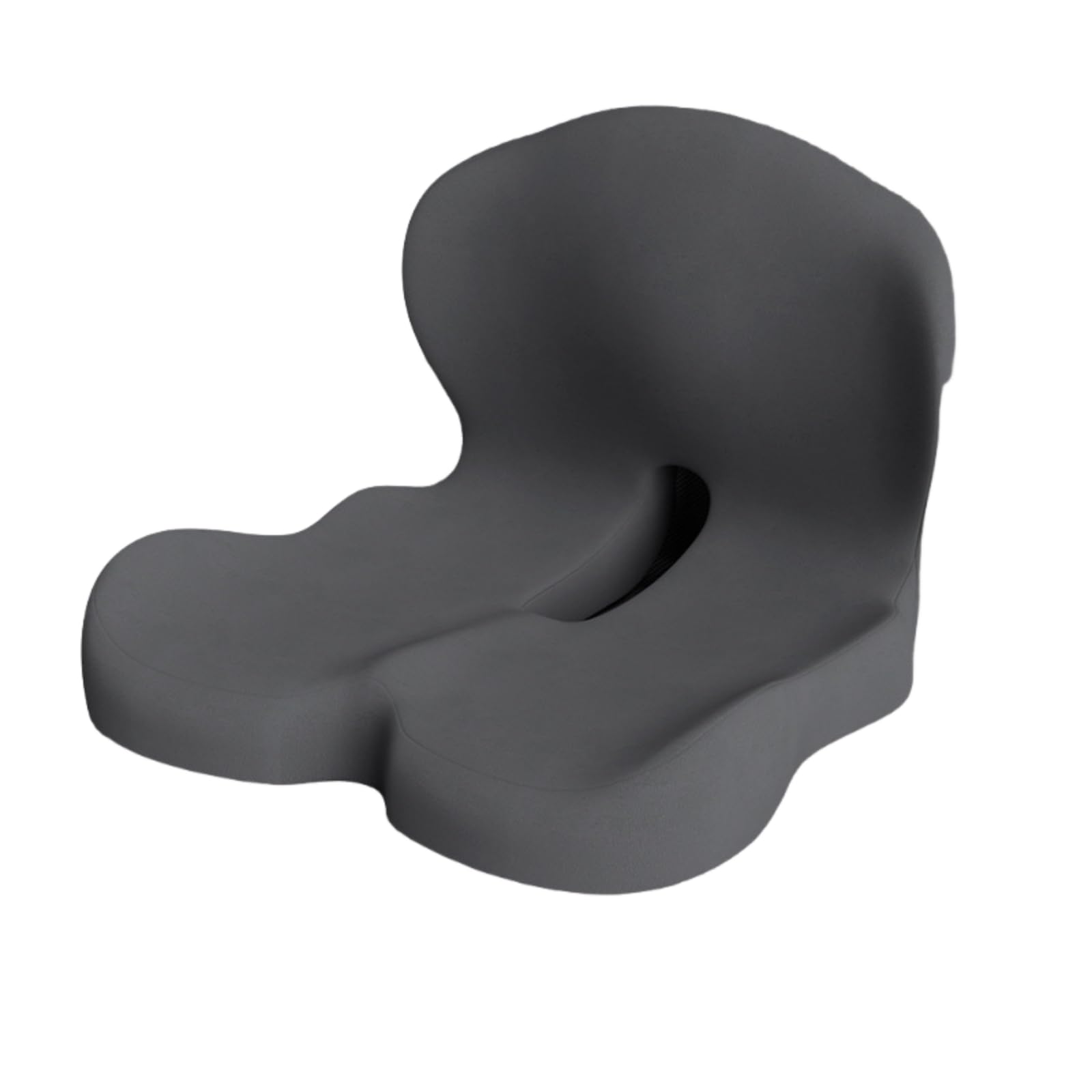 Serentai ErgoSeat，Ergonomisch geformtes Lendenstützkissen mit Memory-Schaum-Sitzkissen, geeignet für Bürostühle und Autositze
