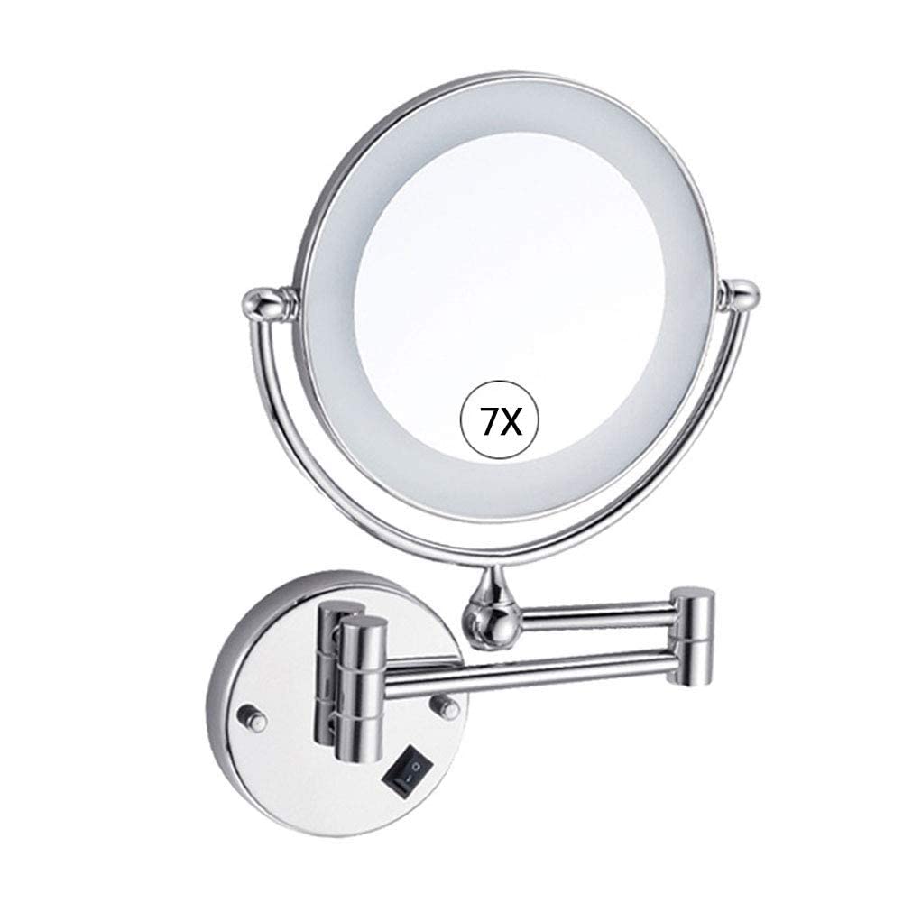 Miroir de maquillage mural pour une routine beauté lumineuse dans votre salle de bain