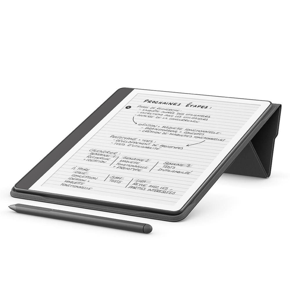 Étui à rabat avec système d'attache aimanté pour Amazon Kindle Scribe | Étui composé de matériaux d'origine végétale
