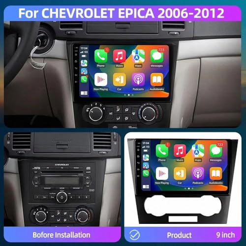 Autoradio portátil Car Play 2 DIN para Chevrolet Epica 1 2006-2012 con pantalla 4 Nuclear 2