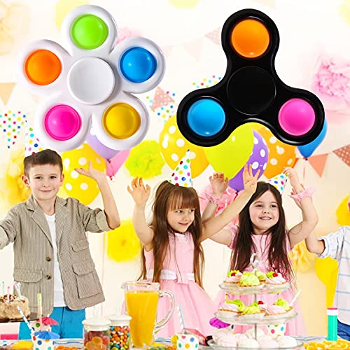 Scione Fidget Spinner 4 Pack, Easter Basket Suffers For Kids Goodie Bag Fidget Pack Fidget Toys, Party Favor Kids Fidget Toys Pack Bulk, Classroom Prizes Party Favors Gifts #TOP5