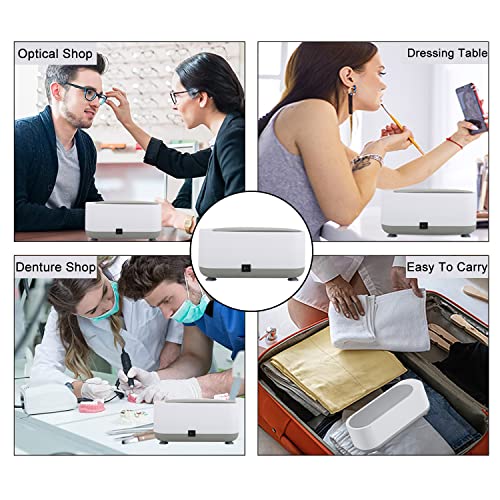 Ultrasonic-Jewelry-Cleaner-Mutifunction-Household-Portable-Professional-Ultrasonic-Cleaner-for-Cleaning-JewelryRingNecklacesEyeglassWatchesRazorsMakeup-BrushCoins-250-ML-Rechargeable-Models