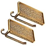 KONTONTY 2 Soportes De Papel Higiénico Retro Estante De Pared para Papel...