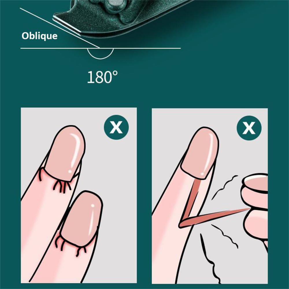 Obcinacze do paznokci Zestaw do manicure Zestawy pedicure Obcinacz paznokci Narzędzia obcinania ze stali nierdzewnej z zestawem walizki podróżnej(Silver)