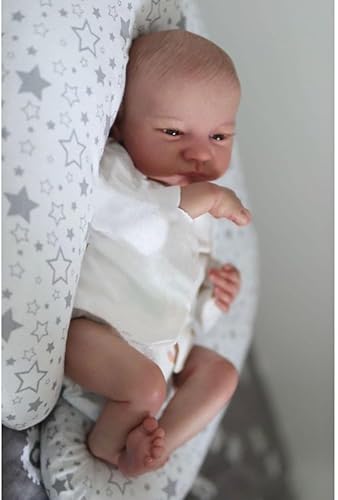 Miniatura 2 de RXDOLL Muñecas de bebé recién nacidas de 19 pulgadas anatómicamente correctas, cuerpo completo de vinilo de silicona, muñecas de bebé recién nacidas
