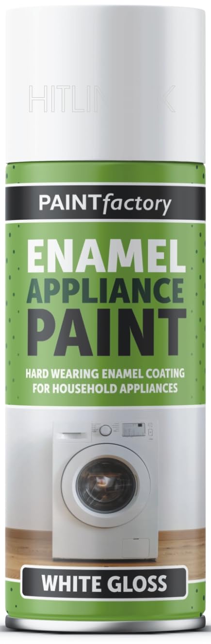400ml Appliance White Gloss Enamel Paint Spray Aerosol DIY Wood Metal